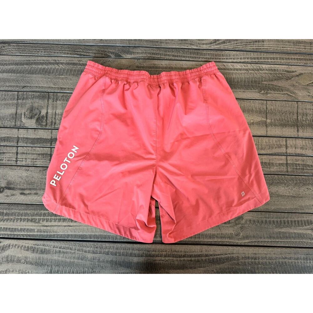 Peloton Black Size Large Cycling Shorts with White Spellout